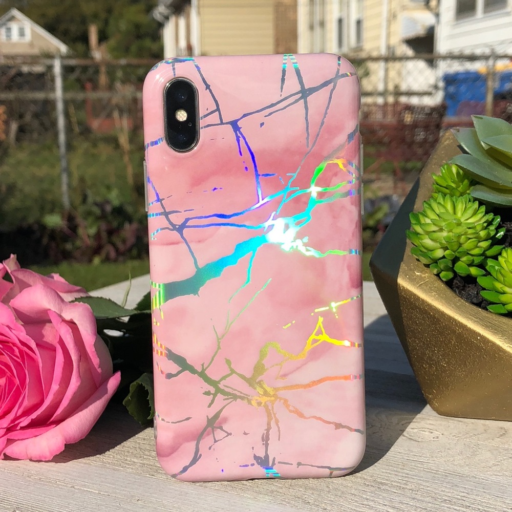 🔥SLIM iPhone Xs Max/Xs/X Hologram Protective Case